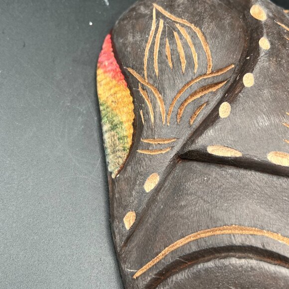 Vintage 1960s African Style Tribal Face Mask - Picture 4 of 5